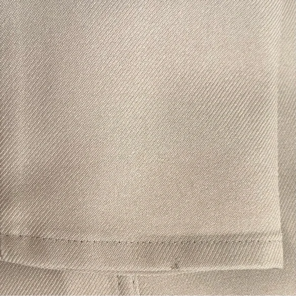 Vintage 1990s Levi's 517 Sta-Prest Khaki Polyester Pant 38 x 32 USA 10517-6122 - Picture 8 of 8